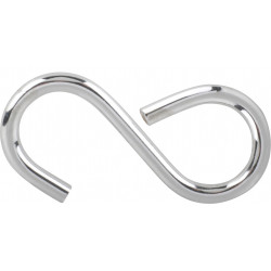 S Hooks Stainless Steel Rail 4mm (2)
