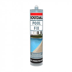Sealant Poolfix Trans Blue Polymer Hybrid 290ml SOUDAL
