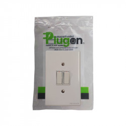 Switch Light Switch 2 Lever 4*2 1 Way Steel Am02s