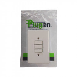 Switch Light Switch 3 Lever 4*2 1 Way Steel Am03s