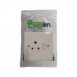 Switch Socket Steel 4x4 Single 1x16amp A-ms02s