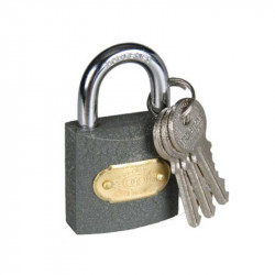 Lock Padlock TRICIRCLE Iron 50mm 365