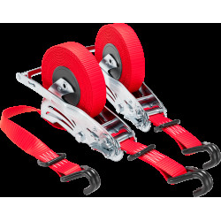 Ruwag Ratchet And Strap - Auto QUICK Loader Retractable 1200 Kg 4.5 M (0.5 M + 4 M) X 25 Mm 2-pack