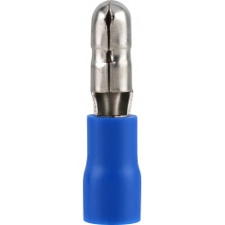 RUWAG Pre-ins Bullet Terminal Male Blue 4mm (25)