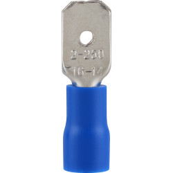 RUWAG Pre-ins Male Disconnect Blue 6.3mm (8)