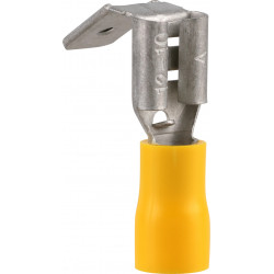 RUWAG Pre-ins Piggy Back Terminal Yellow 6.3mm (25)