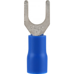 RUWAG Pre-ins Spade Terminal Blue 4mm (8)