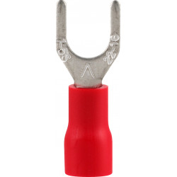RUWAG Pre-ins Spade Terminal Red 5mm (25)