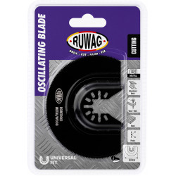 RUWAG Oscillating Mult-tool Radial Blade For Wood & Metal 87mmØ