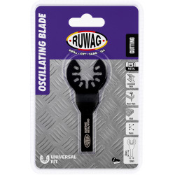 RUWAG Oscillating Mult-tool Straight Blade For Wood & Metal 10mm