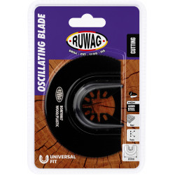 RUWAG Oscillating Mult-tool Radial Blade For Wood & Plastic 87mmØ