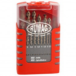 RUWAG 19pce Turbo Metal 1-10mm