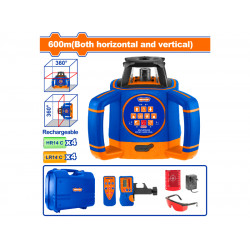 WADFOW Laser Self Leveling Rotary 600m Horiz & Vert +bat