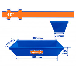 WADFOW Plastic Mud Pan 250mm