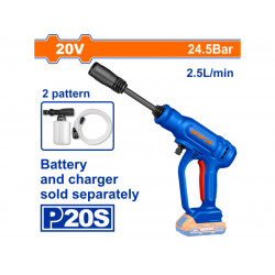 WADFOW 20v Ps+c/l Pressure Washer 24.5bar No B/c