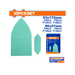 WADFOW Sanding Sheet 86x27mm 30pcs