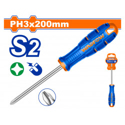 WADFOW Screw Driver Ph3 Mag S2 8x200mm