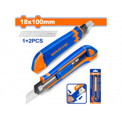 WADFOW Knife S/off 18x100mm 3pcs Bld