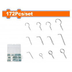 WADFOW Screw & Hook Set 172pcs