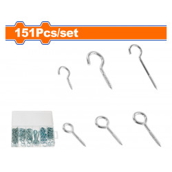WADFOW Screw & Hook Set 151pcs