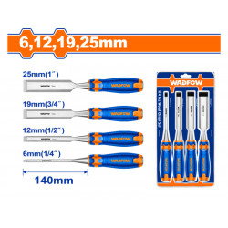 WADFOW Chisel Wood Set 4pcs