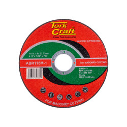 TORK CRAFT Cutting Disc Masonry 115 X 1.6 X 22.2mm