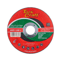 TORK CRAFT Cutting Disc Masonry 115 X 3.0 X 22.22mm