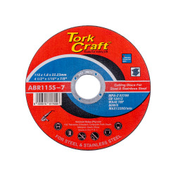 TORK CRAFT Cutting Disc Steel & Ss 115 X 1.6 X 22.2mm