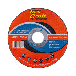TORK CRAFT Cutting Disc Stainless Steel 115 X 2.5 X 22.22mm