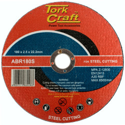 TORK CRAFT Cutting Disc Steel 180 X 2.5 X 22.22