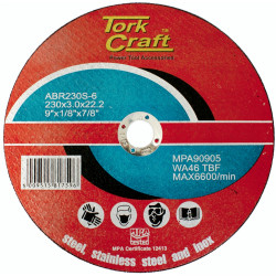 TORK CRAFT Cutting Disc Steel And Ss 230 X 3.0 22.22mm