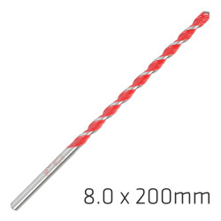 ALPEN Profi Multicut Drill Bit 8 X 200mm