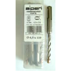 ALPEN Sds Plus Hammer 110 X 50mm 6mm Bulk