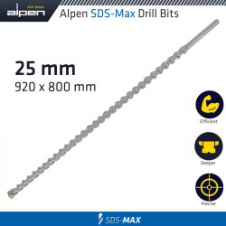 ALPEN  ALPEN Sds Max Drill 920x800x25mm