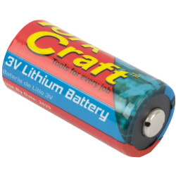 TORK CRAFT Battery Cr123a 3v Lithium X1 Per Card