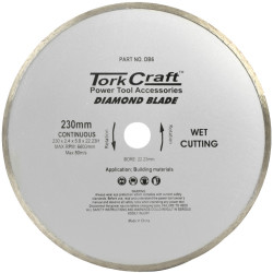 TORK CRAFT Diamond Blade 230mm Continuous Rim
