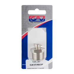 GAV Bleeding Drain Cock 1/2\' Packaged