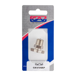 GAV Bleeding Drain Cock 1/4\' Packaged