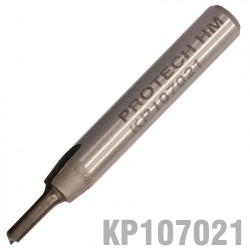 Straight Bit 1/8\' (3.2mm) X 1/2\' Cut Solid Carbide 2 Flute 1/4\'shank