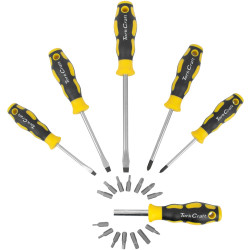 TORK CRAFT 20pc Screwdriver Set Includes Insert Bits