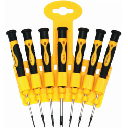 TORK CRAFT 7pc Precision Screwdriver Set For Cell Phone