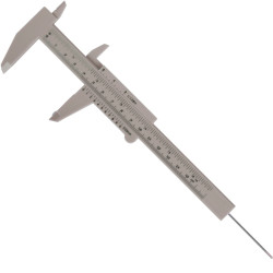TORK CRAFT Vernier 150mm Plastic Metric 0.05 Acc
