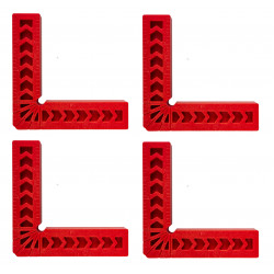TORK CRAFT Plastic Square Abs 100x100x16mm 4pc