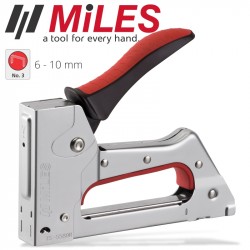 Staple Gun Metal Body Rubber Grip 22g 6-10mm Jt21 Stap Reload Ind