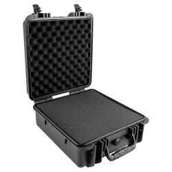 TORK CRAFT Hard Case 430x370x215mm Od With Foam Black Water & Dust Proof (333517)