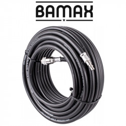 BAMAX Rubber Air Hose 8mmx20m W.quick Coupler Bx15813r20