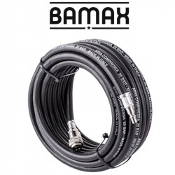 BAMAX Rubber Air Hose 10mmx10m W.quick Couplers