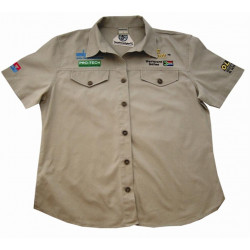 TORK CRAFT Vermont Ladies Cotton Shirt Stone Medium