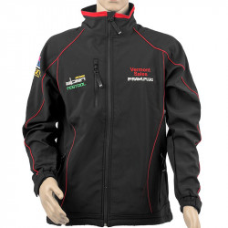 TORK CRAFT  TORK CRAFT Soft Shell Jacket Black/red Small