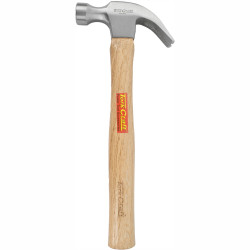 TORK CRAFT Hammer Claw 450g (16oz) Wooden Handle 280mm & Full Pol Head